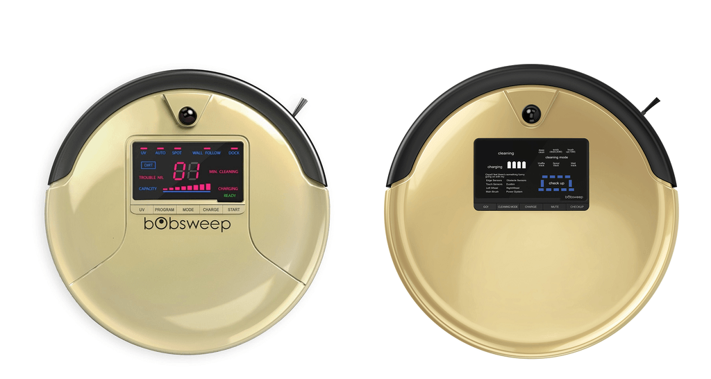Side by side comparison of the bObSweep PetHair (left) and bObSweep PetHair Plus (right).