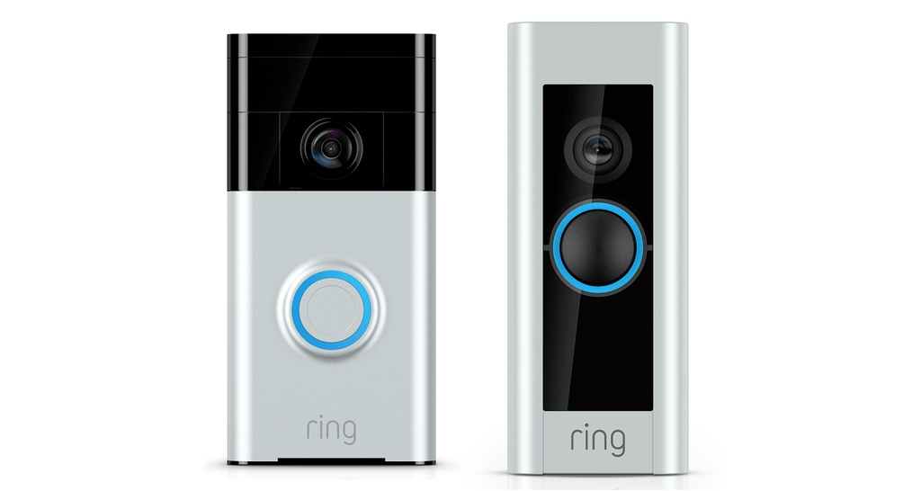 The Ring Video Doorbell 1 next to the Ring Video Doorbell Pro