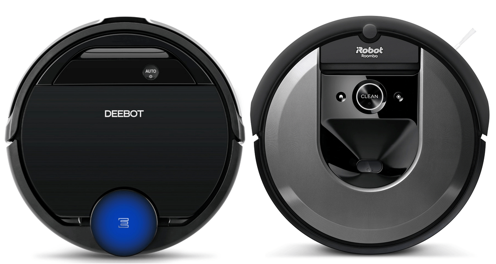 Ecovacs Deebot 960 versus iRobot Roomba i7+