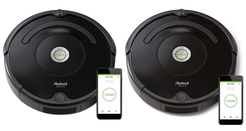 A side-by-side comparison of Roomba 671 versus Roomba 675.
