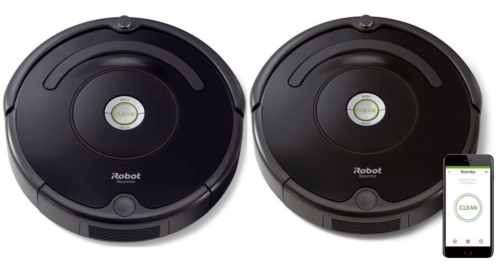 A side-by-side comparison of Roomba 614 versus Roomba 675.