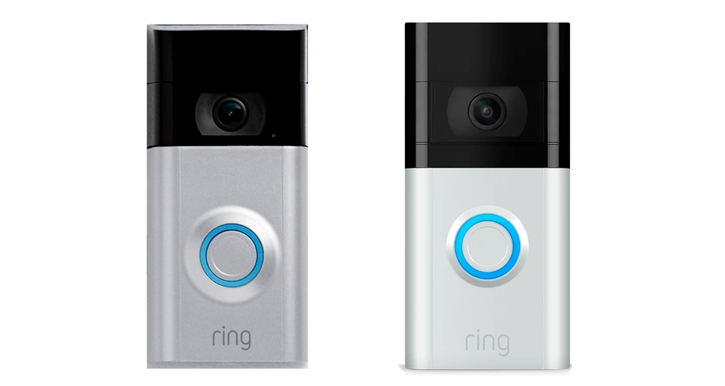 A side-by-side comparison of Ring Video Doorbell 2 vs Ring Video Doorbell 3.