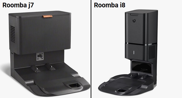 https://smartrobotichome.com/wp-content/uploads/2023/03/Roomba-j7-vs-Roomba-i8-cleaning-base.jpg